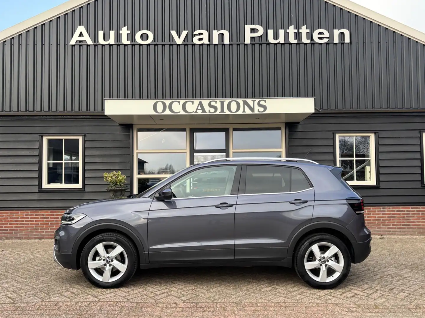 Volkswagen T-Cross 1.0 TSI / Digitaal dashboard / LED / Clima / Autom Gris - 2