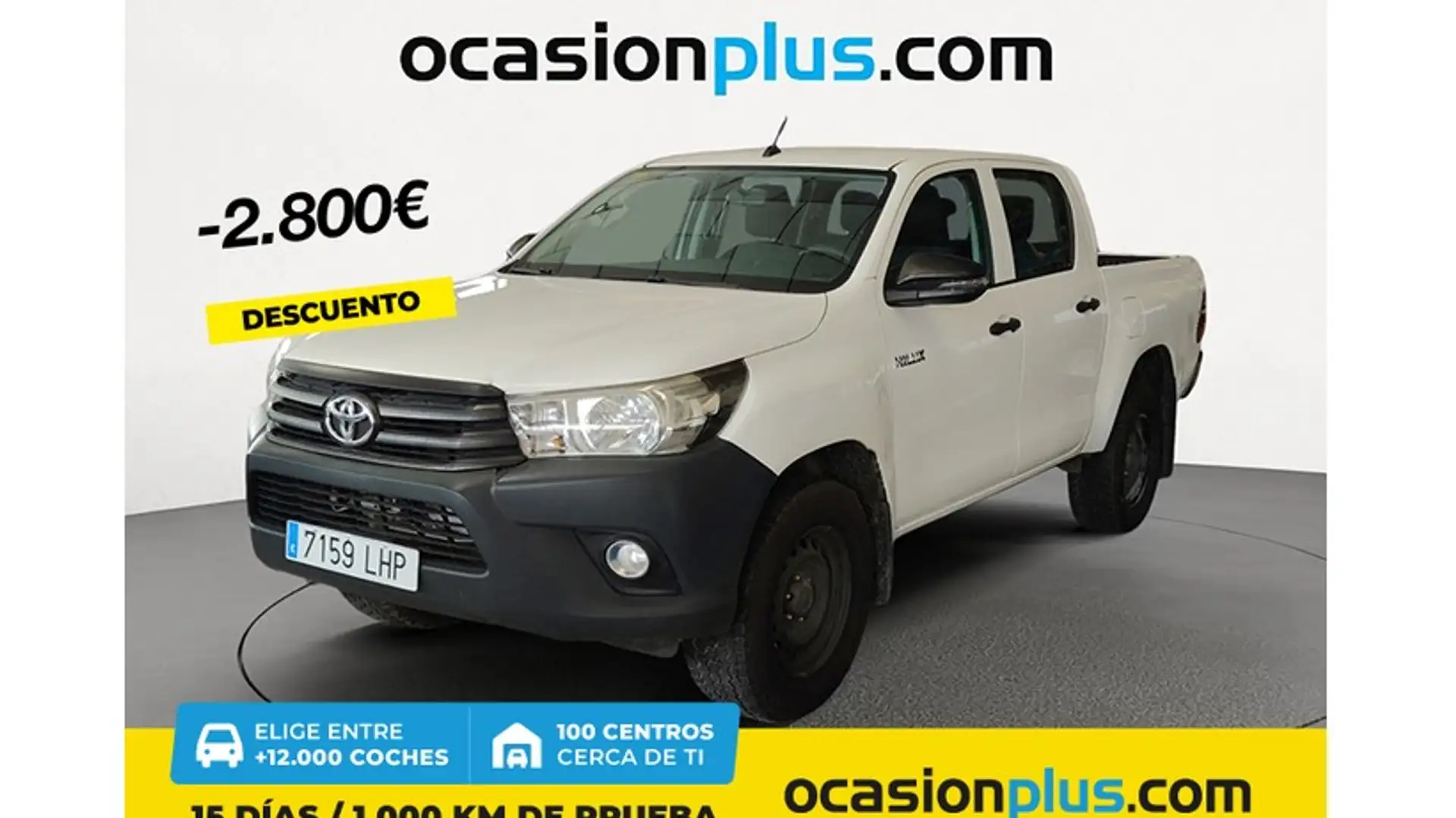 Toyota Hilux Cabina Doble GX Wit - 1