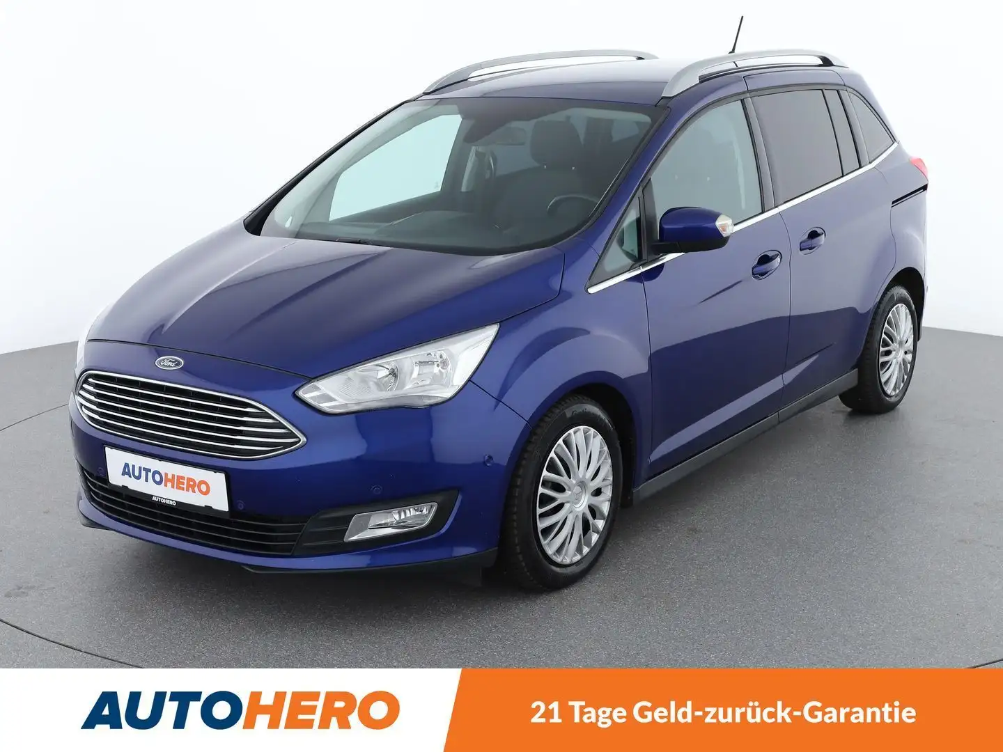 Ford Grand C-Max 1.0 EcoBoost Titanium Blau - 1