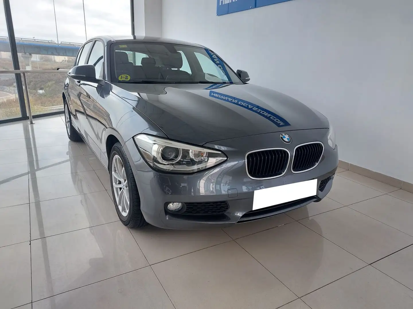 BMW 116 116d EfficientDynamics Gris - 2