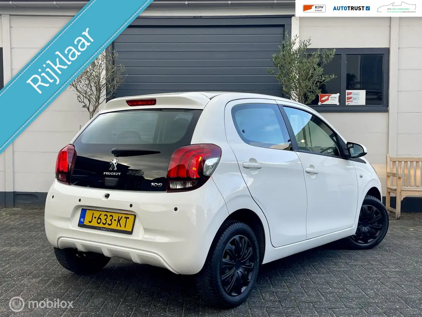 Peugeot 108 1.0 e-VTi|RIJKLAAR|AC|BTW|CARPLAY|LED|PDC|GARANT Blanc - 2