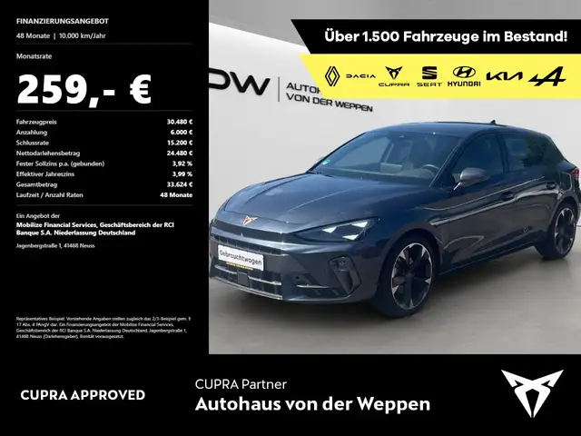Cupra Leon 1.5 eTSI 110 kW,SHZ,Matrix LED Klima Navi
