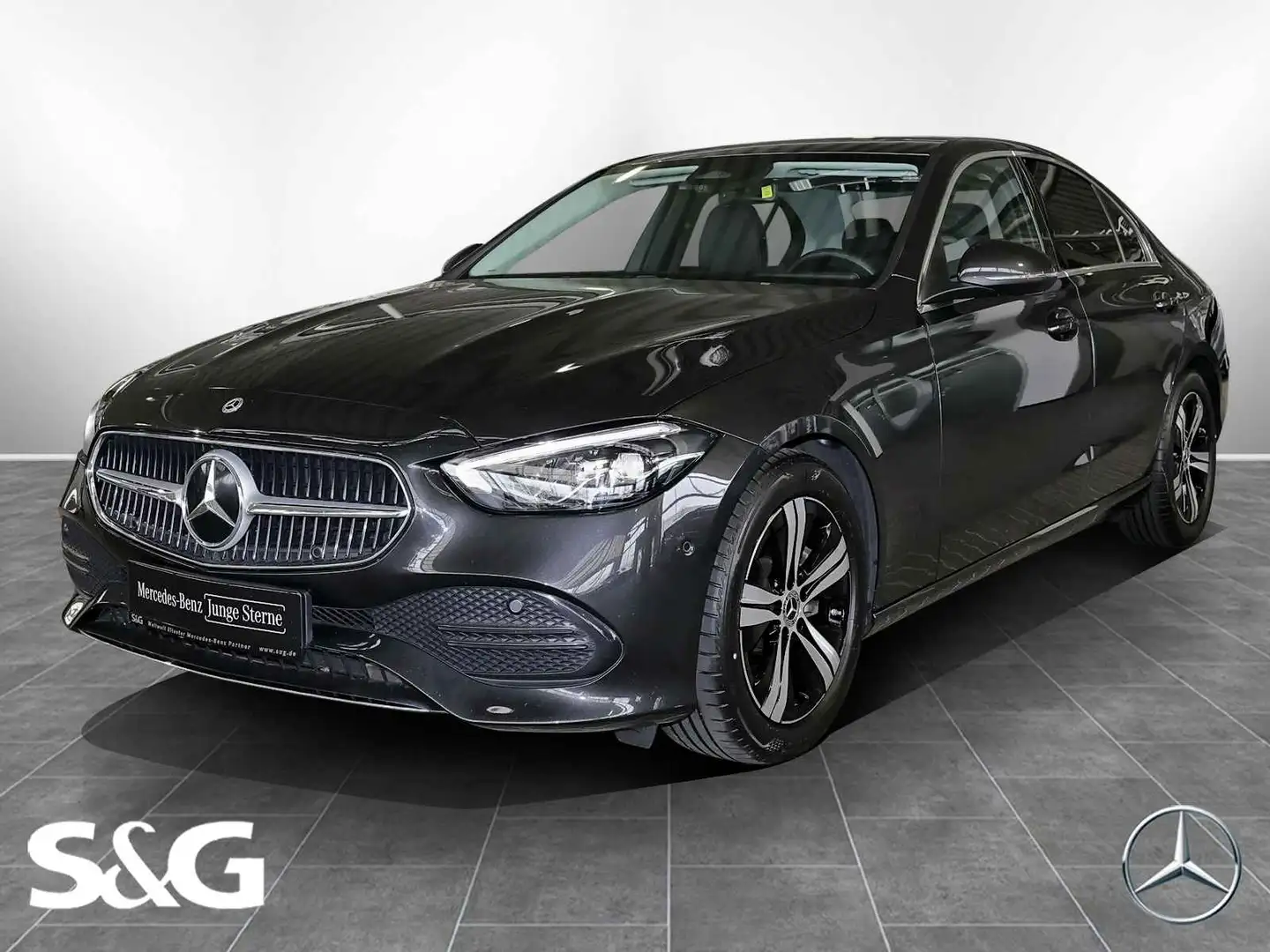 Mercedes-Benz C 200 d AHK+SCHIEBEDACH+KEYLESS+KAMERA+TOTWINKEL Gris - 1