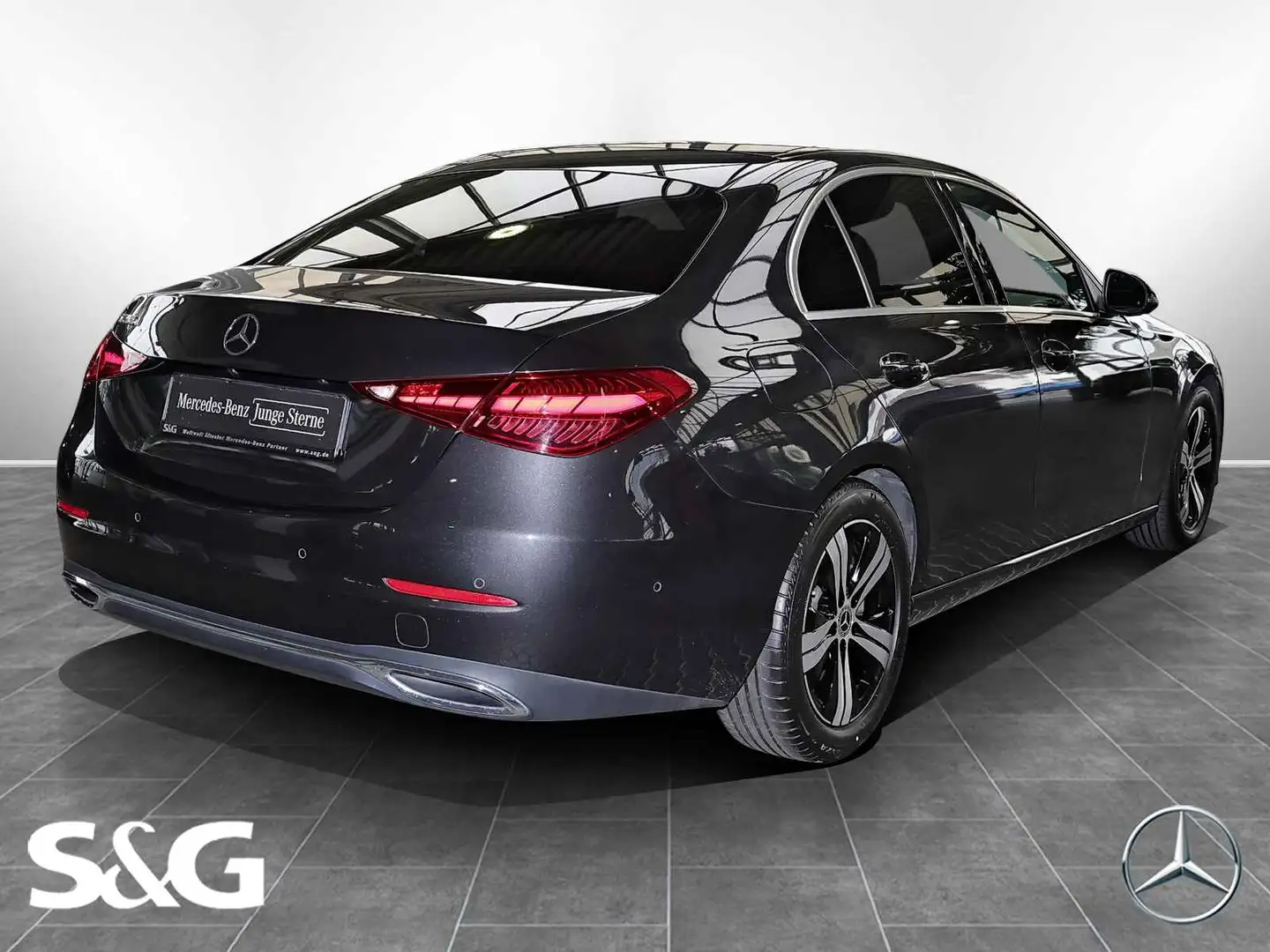 Mercedes-Benz C 200 d AHK+SCHIEBEDACH+KEYLESS+KAMERA+TOTWINKEL Gris - 2