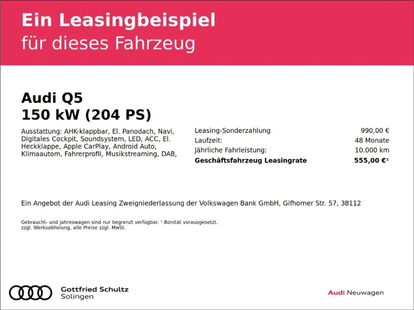 Audi Q5 Sportback TDI quattro Pano  ACC AHK Business exper Nero - 2