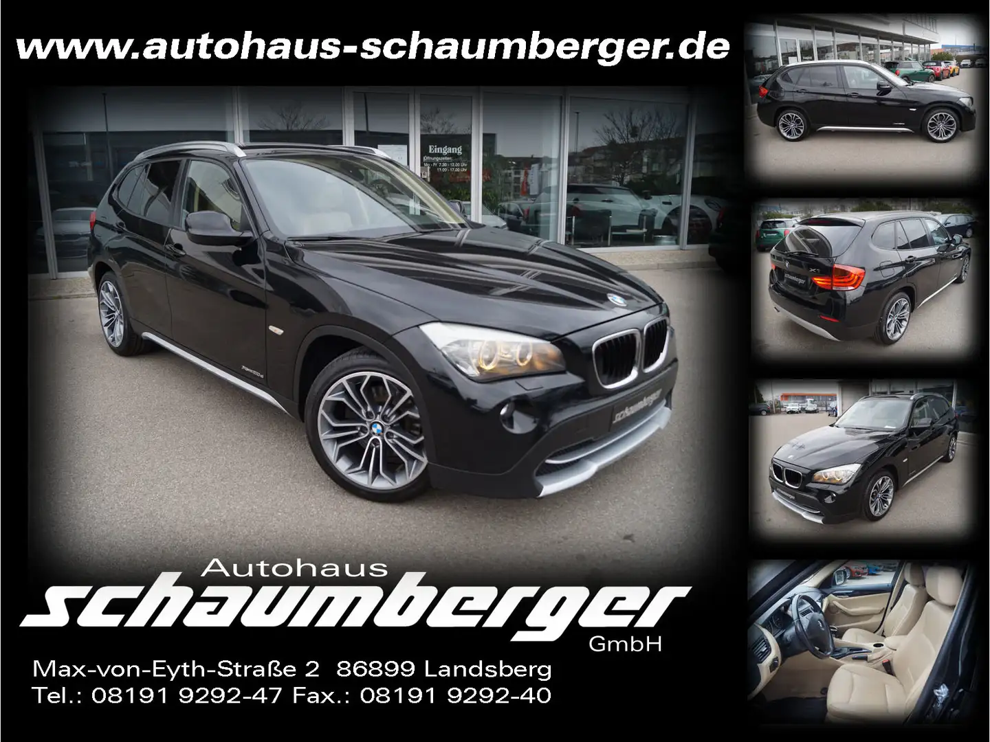 BMW X1 xDrive20d Aut. * Leder * Xenon *Navi-Portable Schwarz - 1