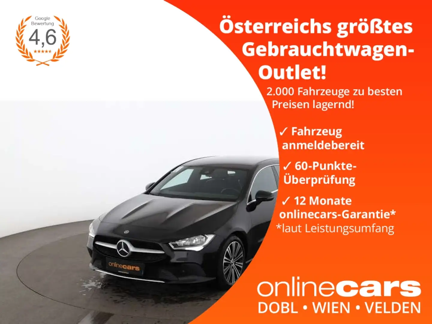 Mercedes-Benz CLA 200 d SB Progressive Aut LED AHK NAVI LEDER Black - 1