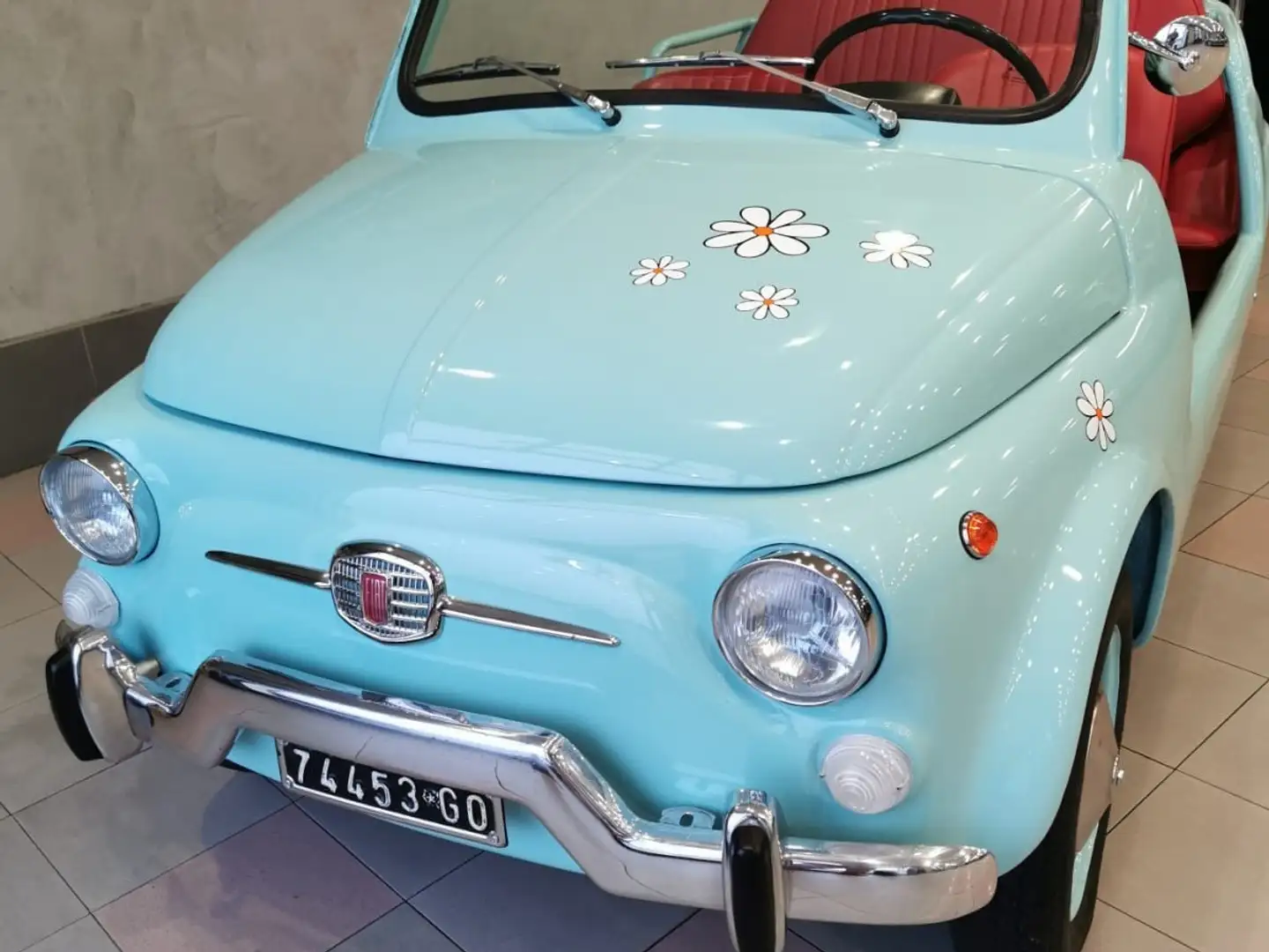 Fiat 500 jolly spiaggina Bleu - 1