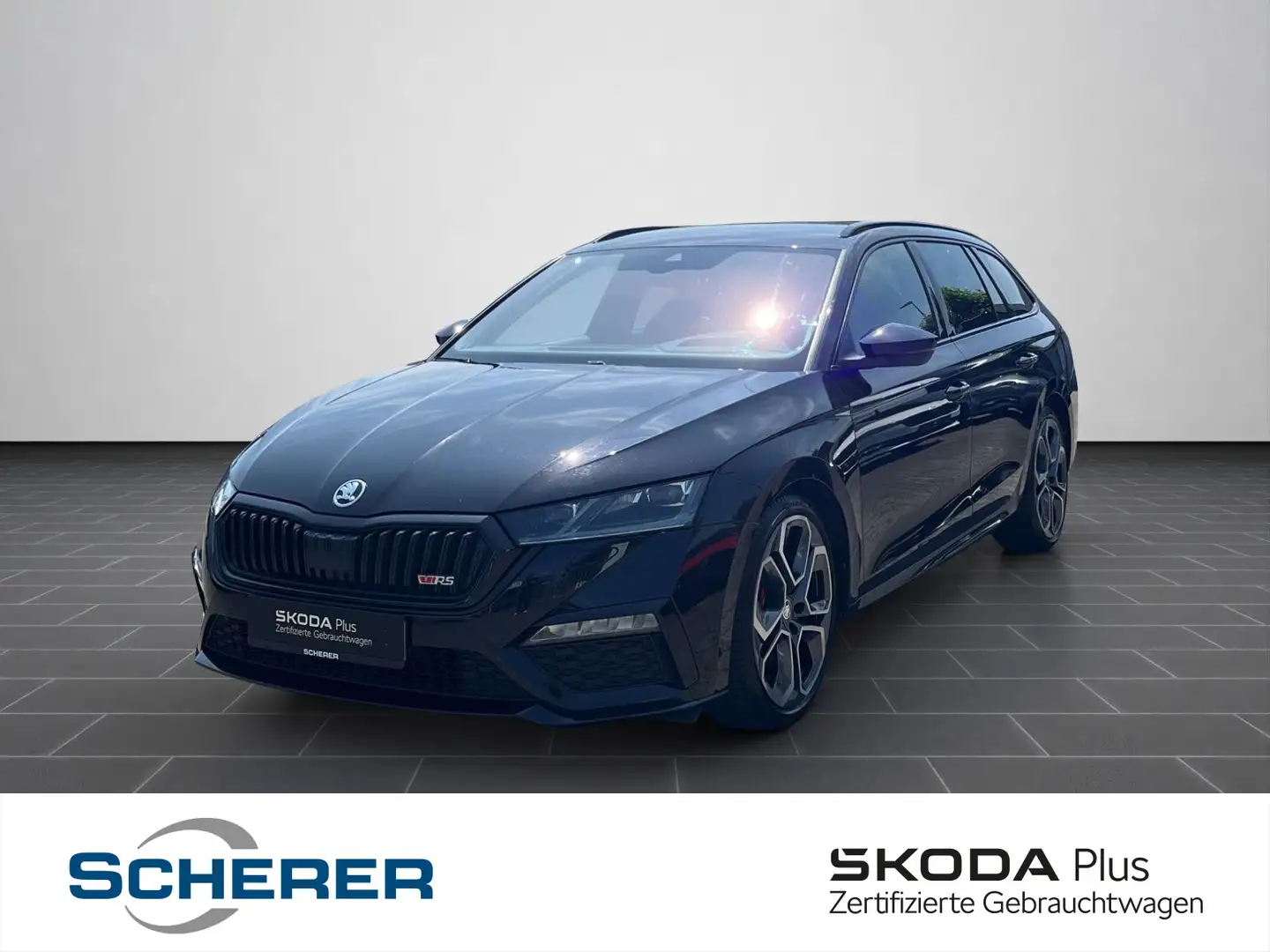 Skoda Octavia Combi 2.0 TDI RS Plus Navi, DCC, RFK, Su Schwarz - 1