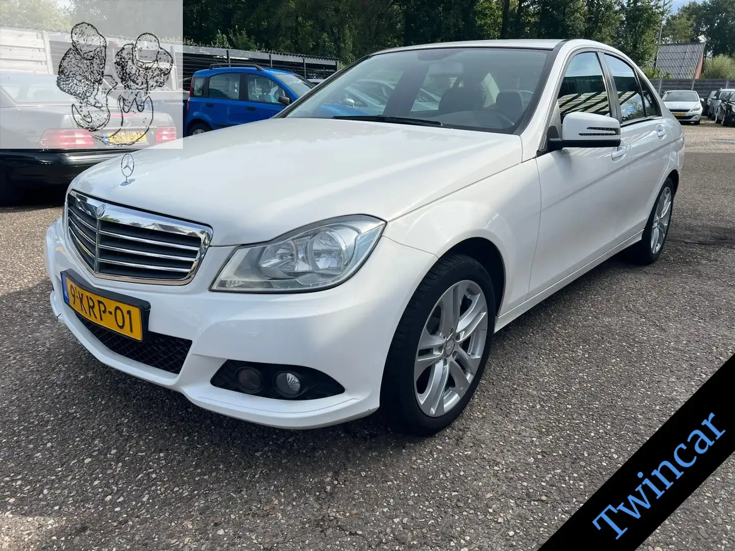 Mercedes-Benz C 220 CDI AUT AMBITION ECC NAVI NAP ** MOTOR DEFECT** Blanc - 1
