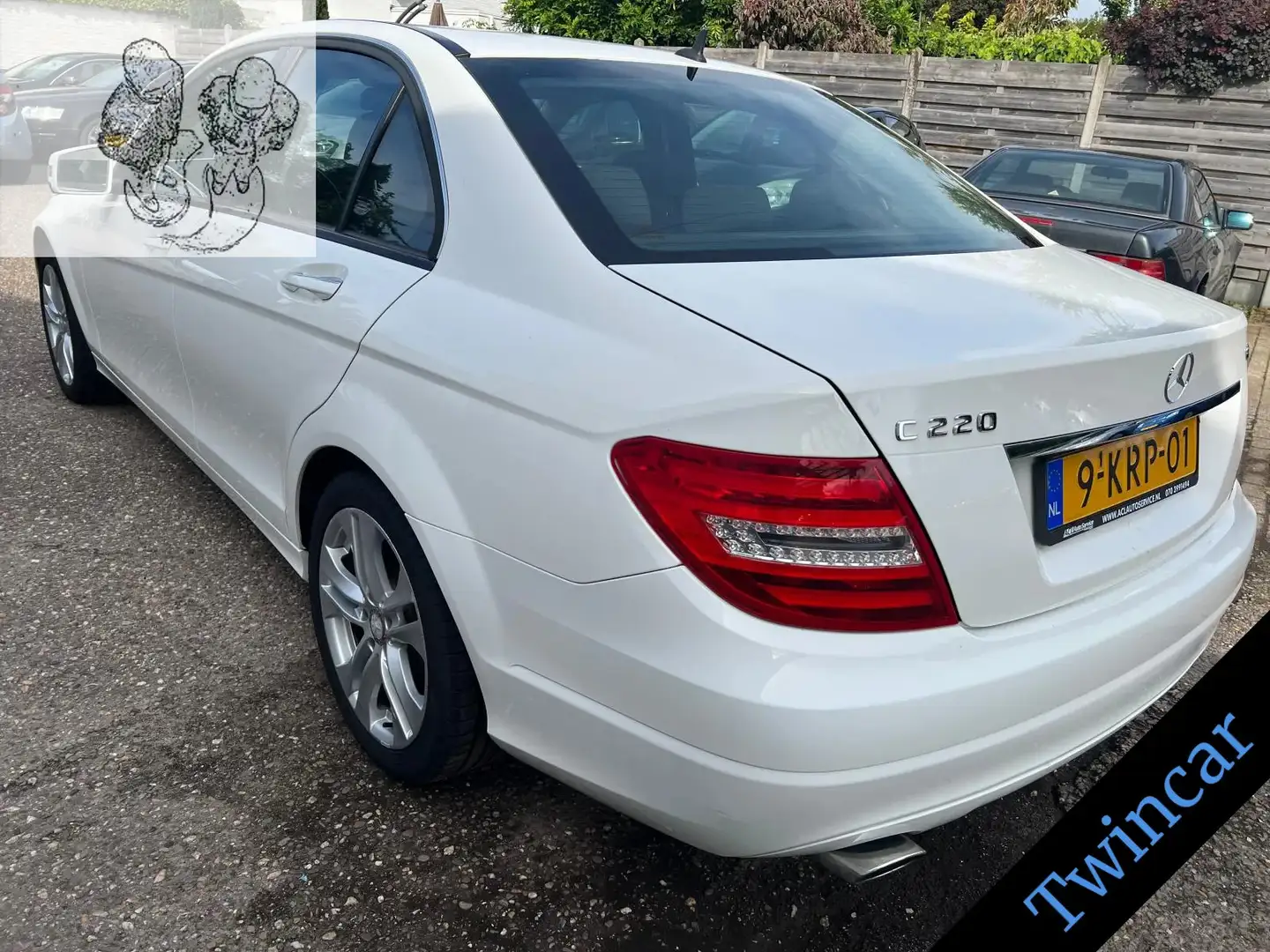 Mercedes-Benz C 220 CDI AUT AMBITION ECC NAVI NAP ** MOTOR DEFECT** Blanc - 2