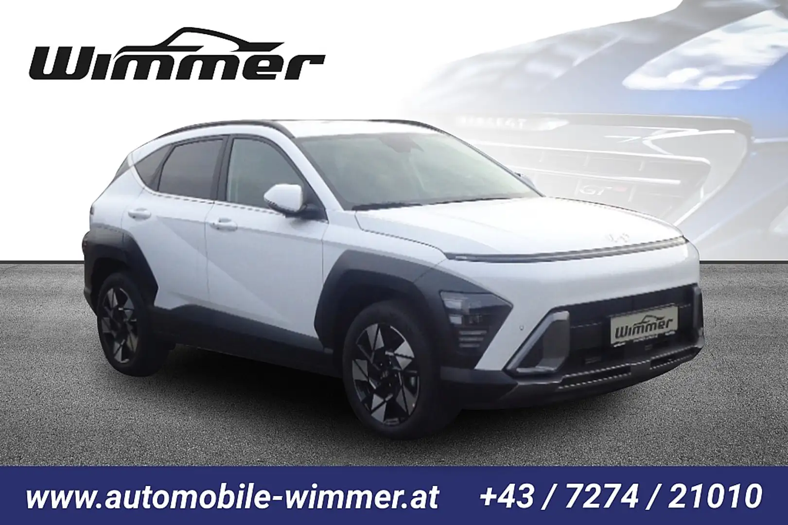 Hyundai KONA Kona 1,0 T-GDi 2WD Go Plus Weiß - 1