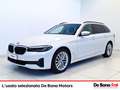BMW 520 520d touring mhev 48v xdrive business auto Bianco - thumbnail 2
