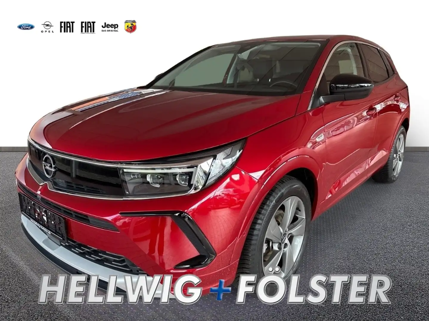 Opel Grandland Elegance 1.2 T Navi Kamera 360 Rosso - 1