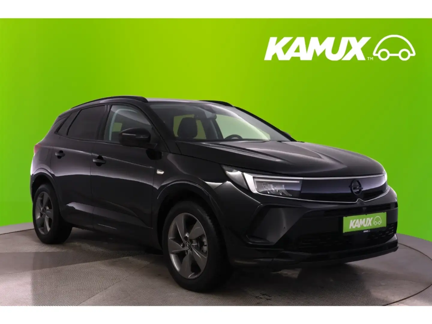 Opel Grandland 1.2T Aut.GS+LED+NAVI+KAMERA+PANO Noir - 1