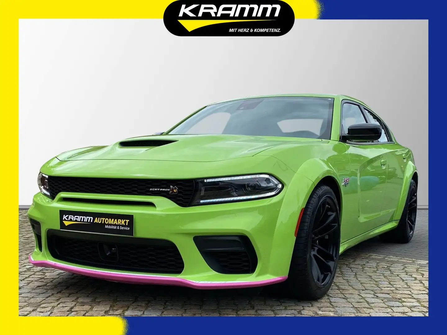 Dodge Charger 6.4 Scat Pack Widebody Sportp. LED Shz. Groen - 1