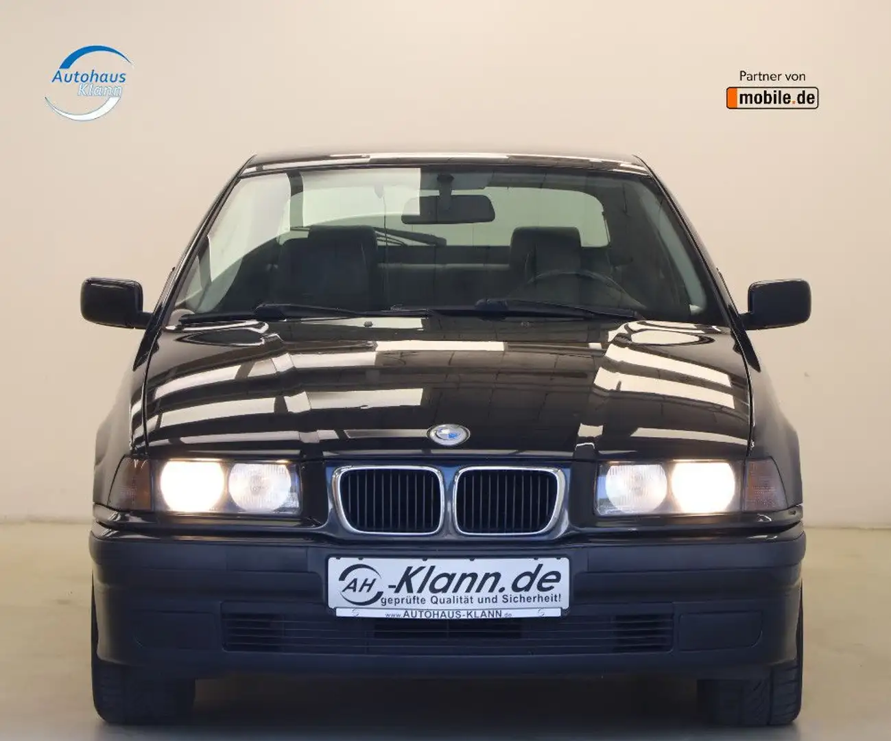 BMW 316 ti E36 102PS Coupe Compact Klima AHK HUneu Negru - 2