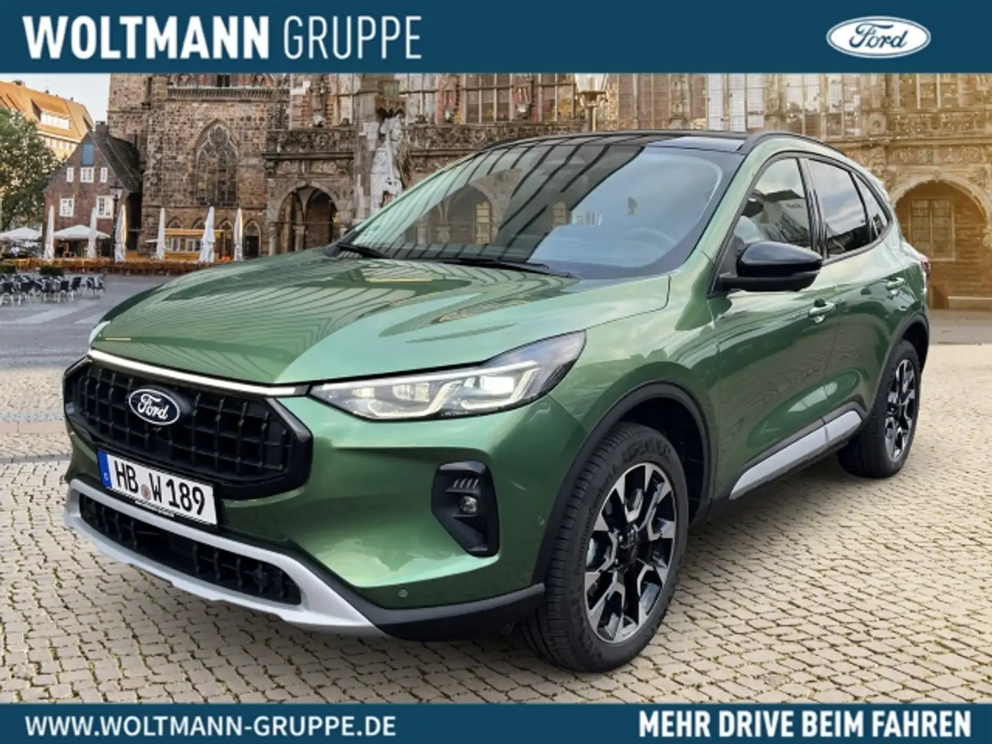 Ford Kuga Active X FHEV Allrad Navi digitales Cockpit B&O 19 Grün - 1