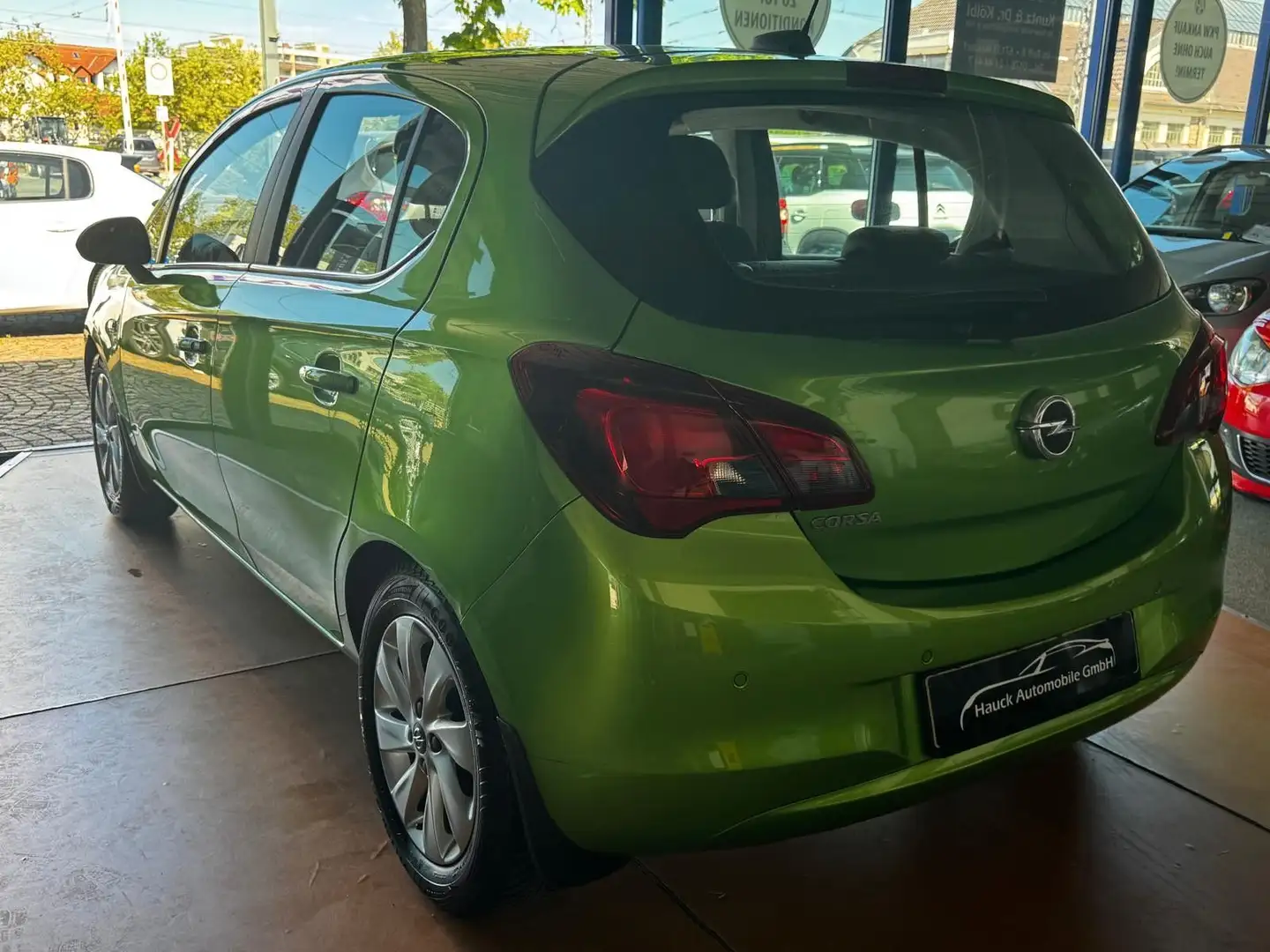 Opel Corsa E Innovation/42TKM/AUTOM/SHZ/KLIMA/TEMPOM Зелений - 2