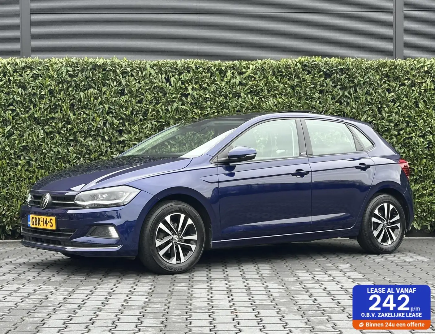 Volkswagen Polo 1.0 TSI Comfortline, PANO, CRUISE, NAVI, KEYLESS, Blau - 1