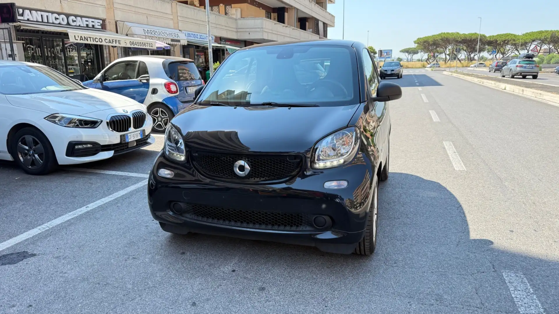 smart forTwo 70 1.0 twinamic Passion LED PANORAMA CERCHI 15 PDC Nero - 1