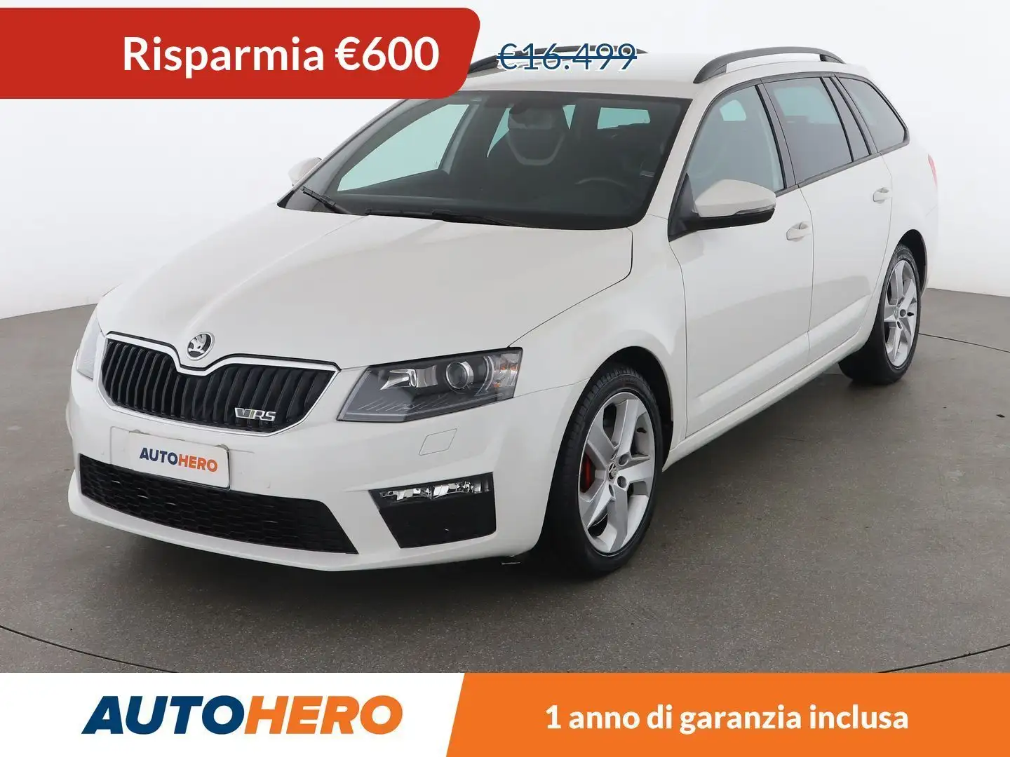 Skoda Octavia 2.0 TDI RS Wagon Weiß - 1