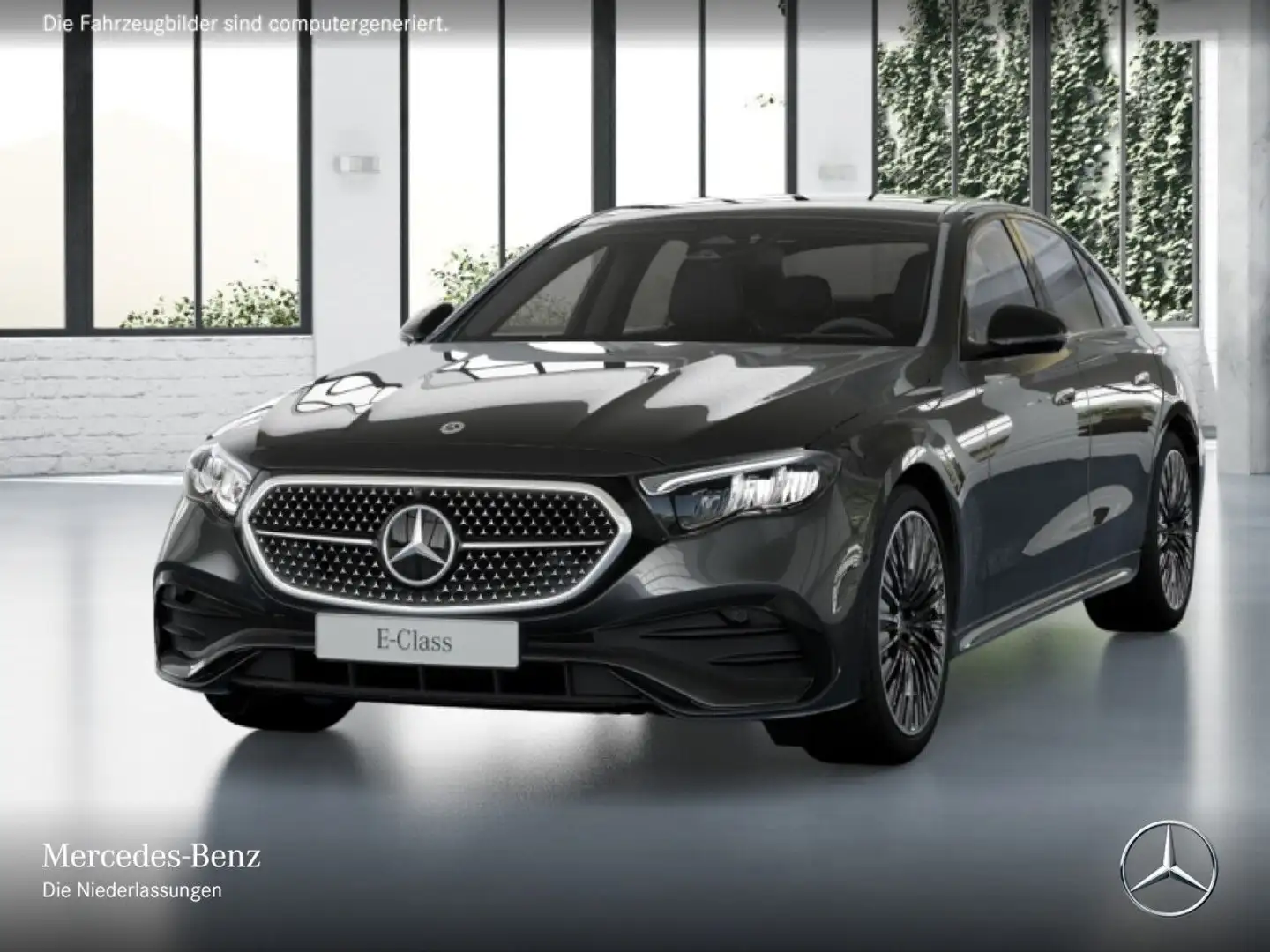 Mercedes-Benz E 200 AMG 360° Pano Burmester Distr. LED Totwinkel Gris - 2