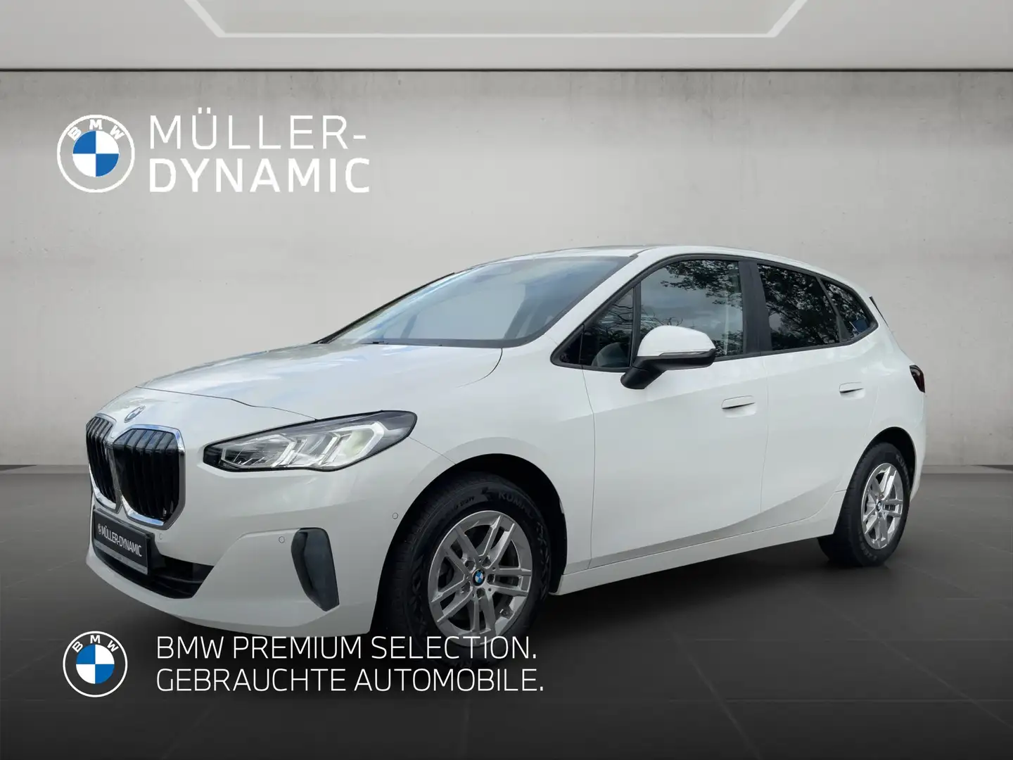 BMW 218 d ACTIVE TOURER RÜCKFAHR AHK DAB SHZ Blanc - 1