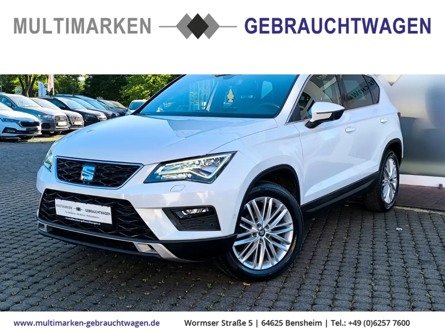 SEAT Ateca Xcellence 1.5 TSI ACT EU6d-T Navi/LED/Soundsystem Weiß - 2