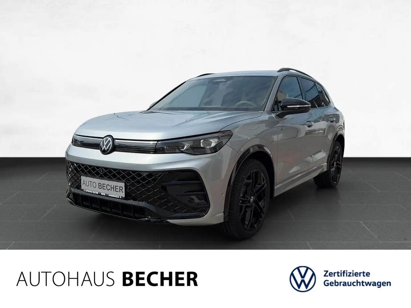 Volkswagen Tiguan R-Line 2,0 TDI DSG IQ.Drive/HuD/Sitzhz Silber - 1