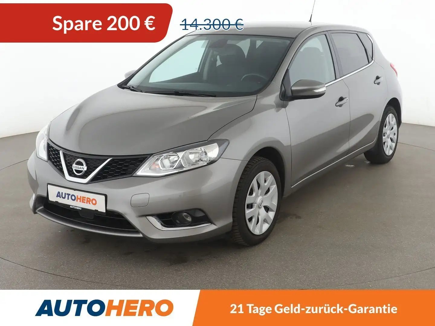 Nissan Pulsar 1.2 Acenta Aut.*NAVI*TEMPO*CAM*SHZ* Grau - 1