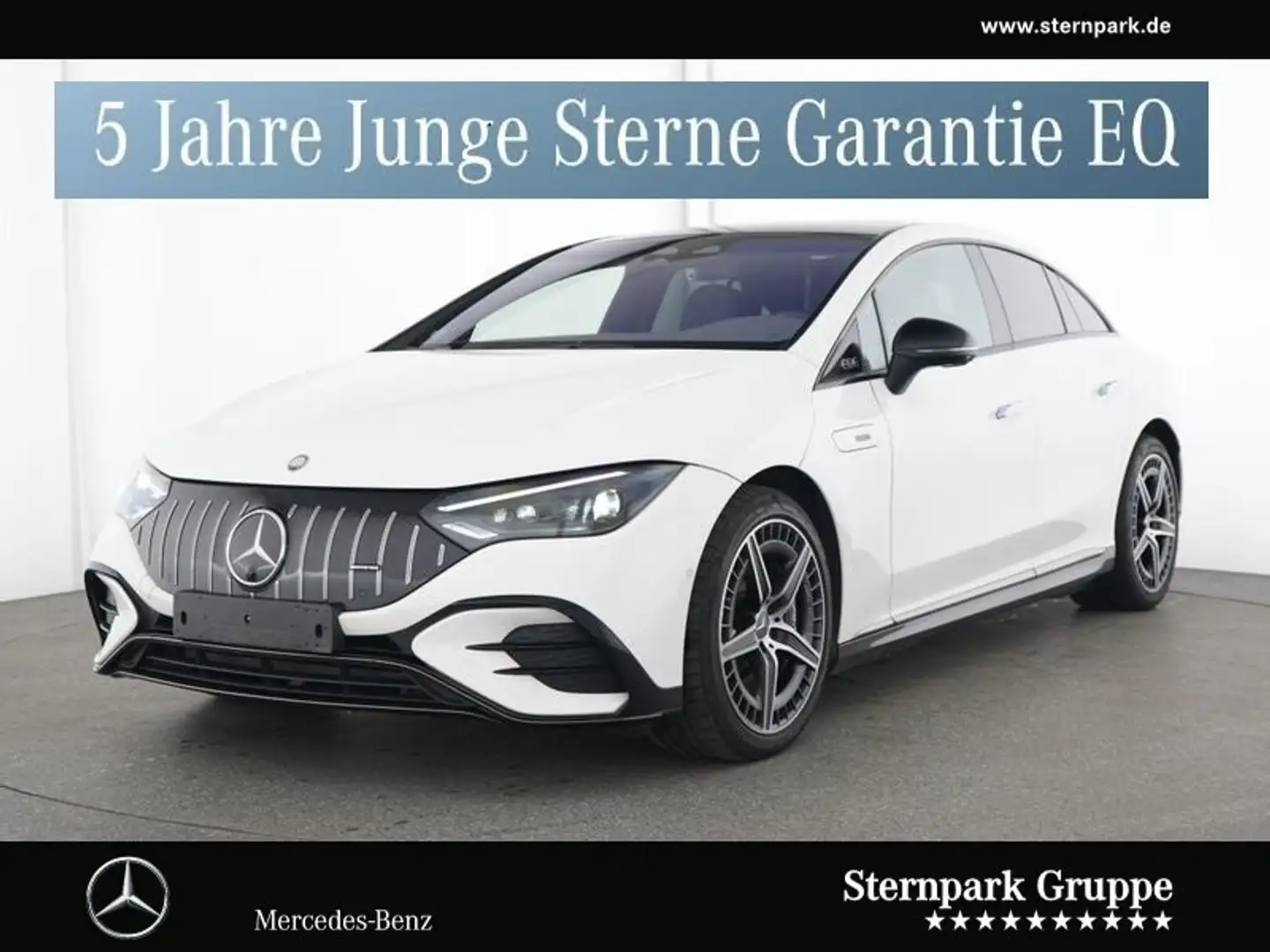 Mercedes-Benz EQE 43 EQE 43 4M AMG Hyper+Pano+Night+Memory+HAL+Burmes Weiß - 1