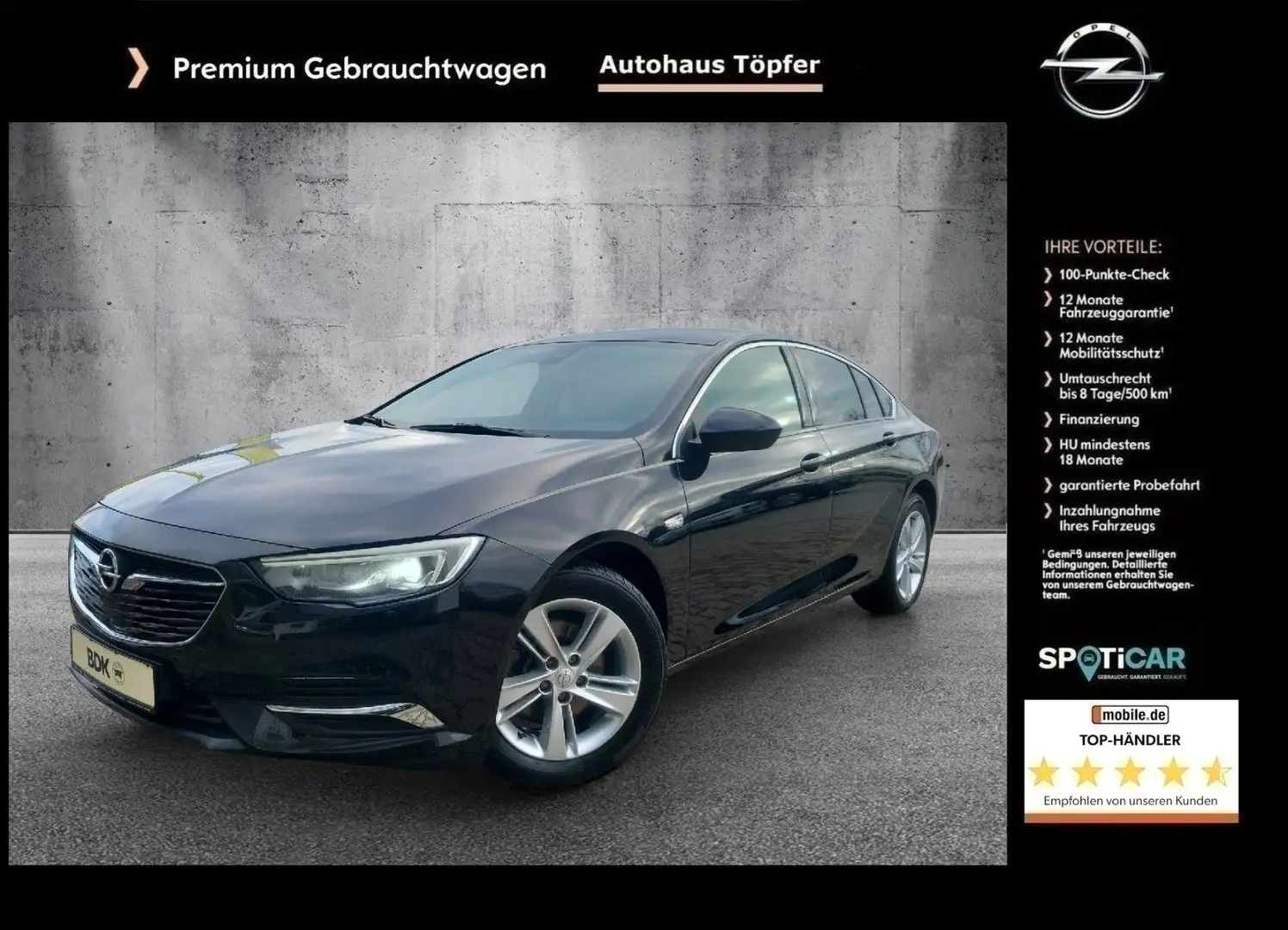 Opel Insignia B "Grand Sport" Premium "Innovation" Schwarz - 1