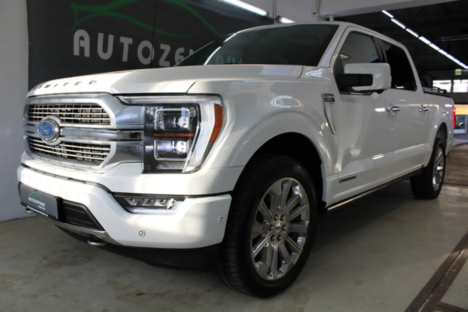 Ford F 150 Powerboost Hybrid Limited B&O/AHK/360°/ACC Blanc - 2