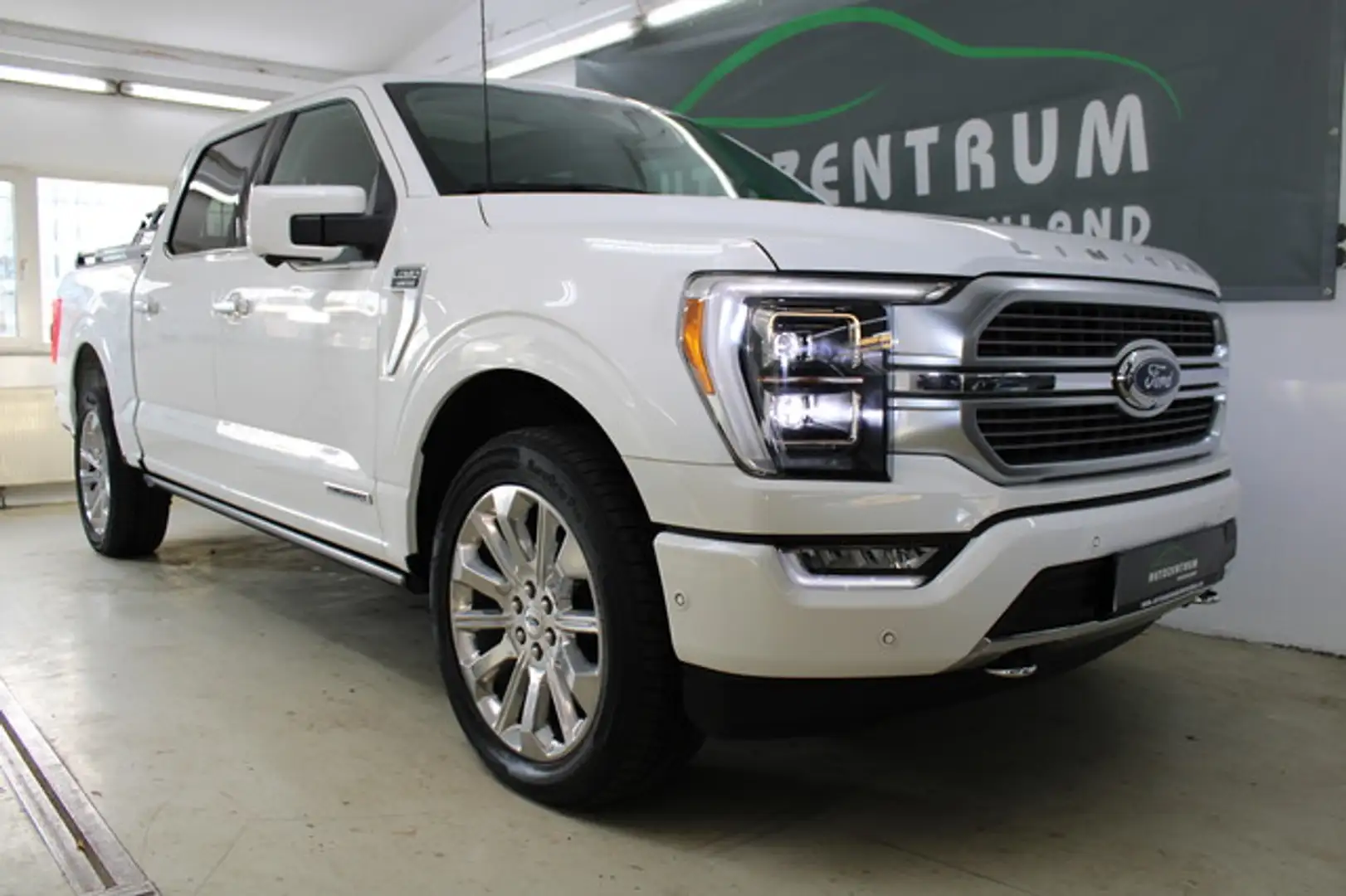 Ford F 150 Powerboost Hybrid Limited B&O/AHK/360°/ACC Blanc - 1