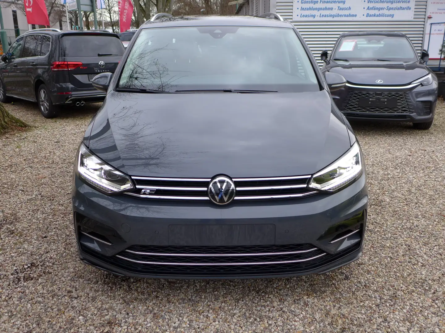 Volkswagen Touran 2.0 TDI DSG R-Line Blind Spot AHK 7-Sitze Grau - 2