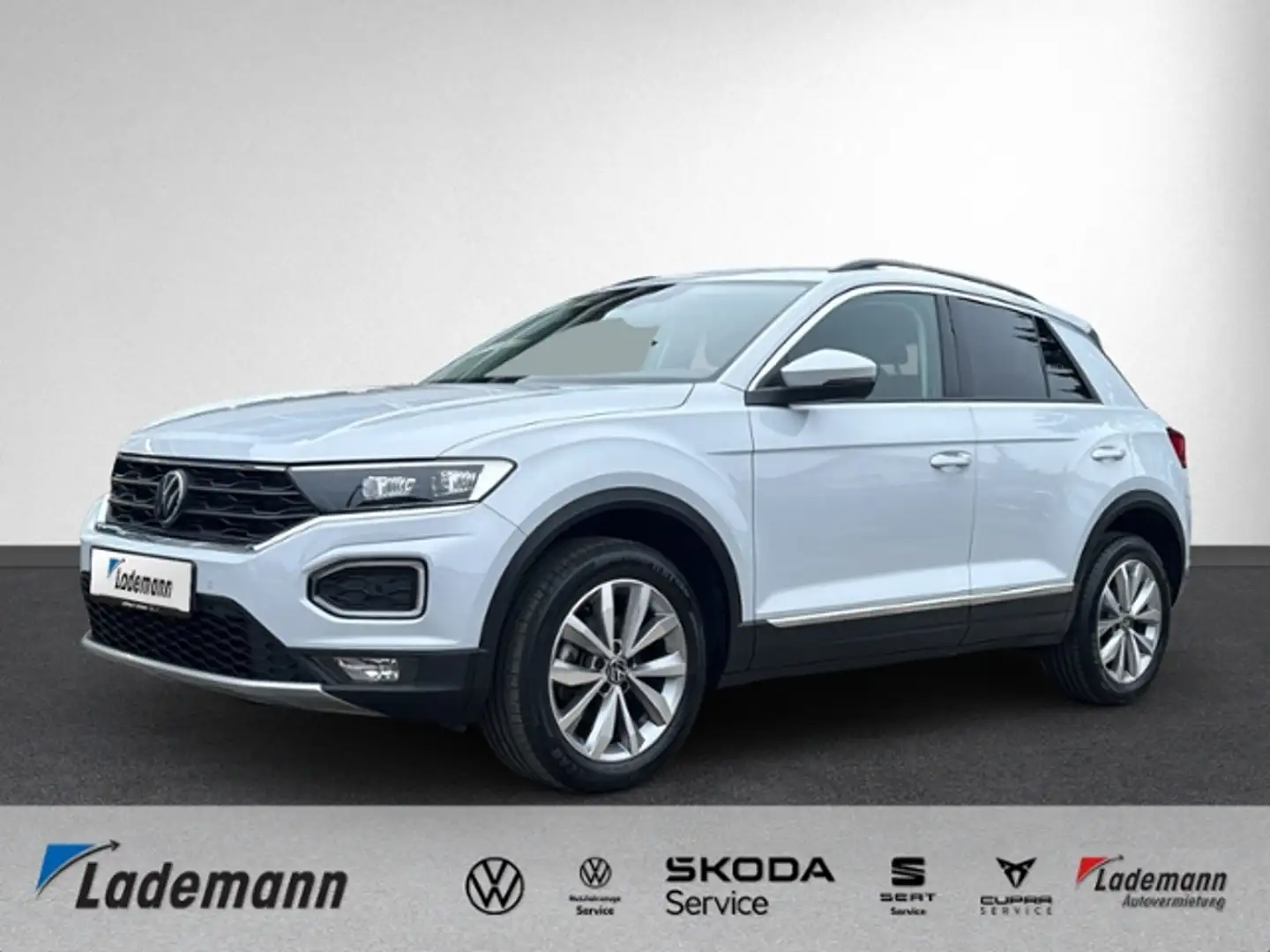 Volkswagen T-Roc 1.5 TSI DSG STYLE AHK+LED+NAVI+ACC+VIRTUAL Weiß - 1