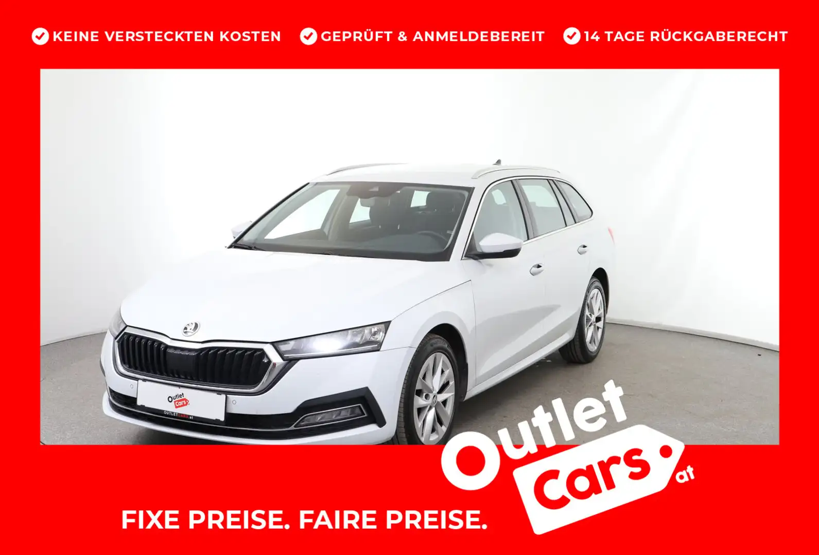 Skoda Octavia Business TDI Weiß - 1
