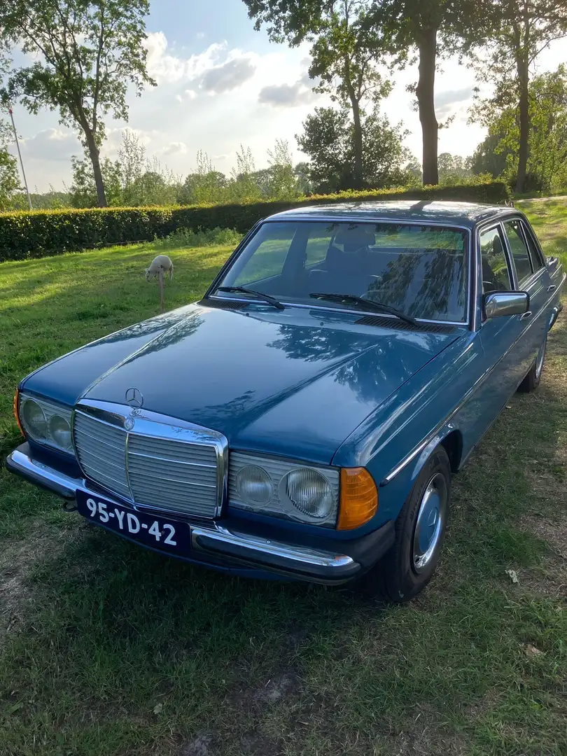 Mercedes-Benz 200 E Limousine Bleu - 1