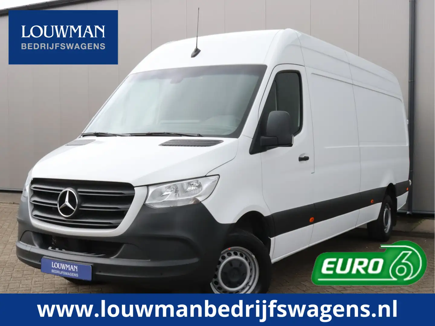 Mercedes-Benz Sprinter 317 1.9 CDI L3H2 RWD Apple Carplay Achteruitrijcam Wit - 1