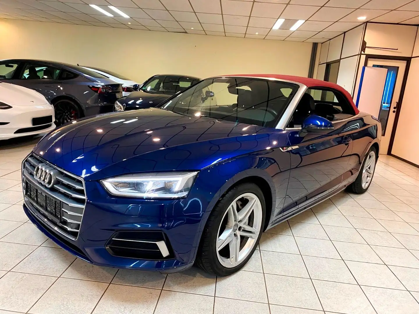 Audi A5 40 TDI quattro VOLL-Leder+S-LINE+Kopfheizung+ Blau - 2