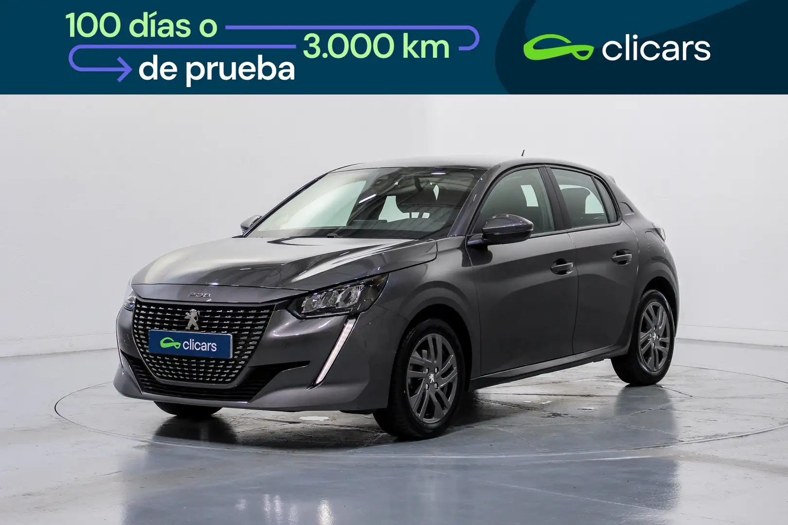 Peugeot 208 1.2 Puretech S&S Active Pack 100 Gris - 1