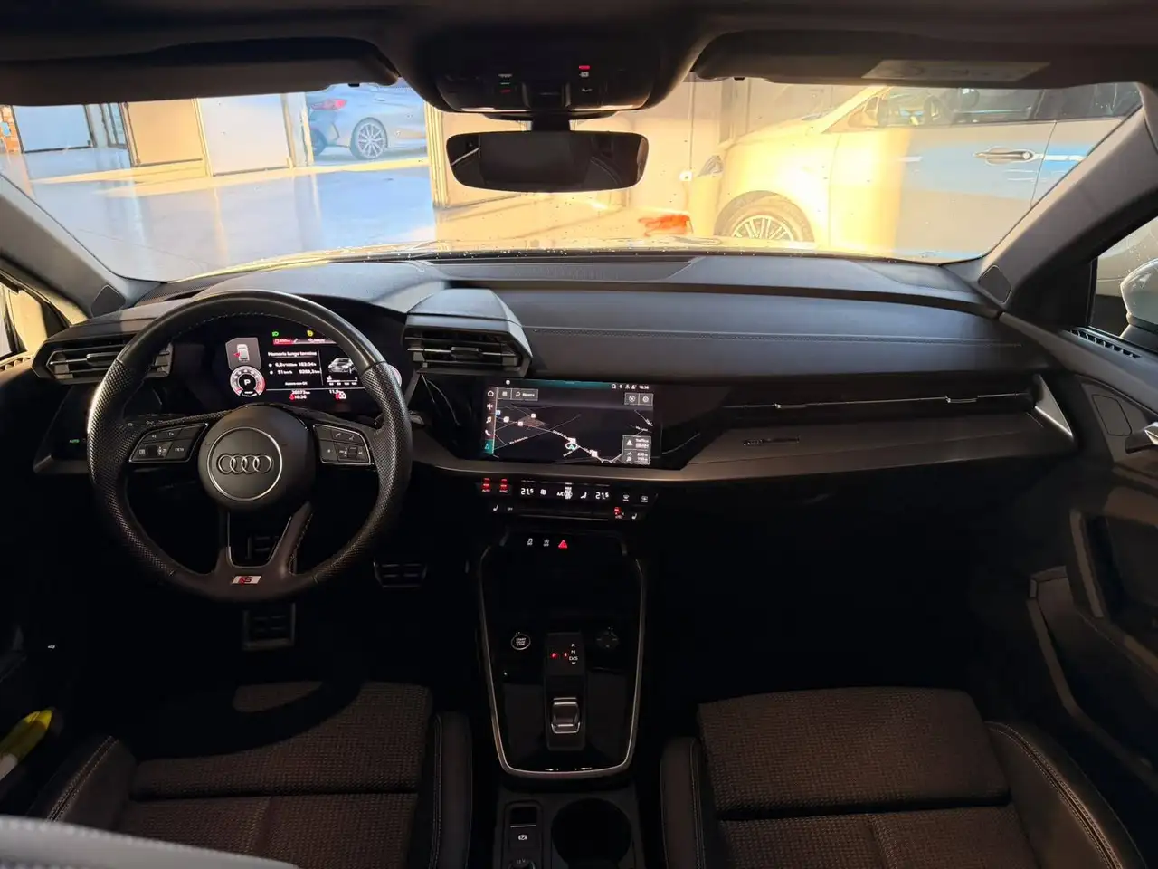 Audi A3 Sportback 1.5 tfsi mhev S line edition 150cv s-tronic Identity Black, миниатюра 13
