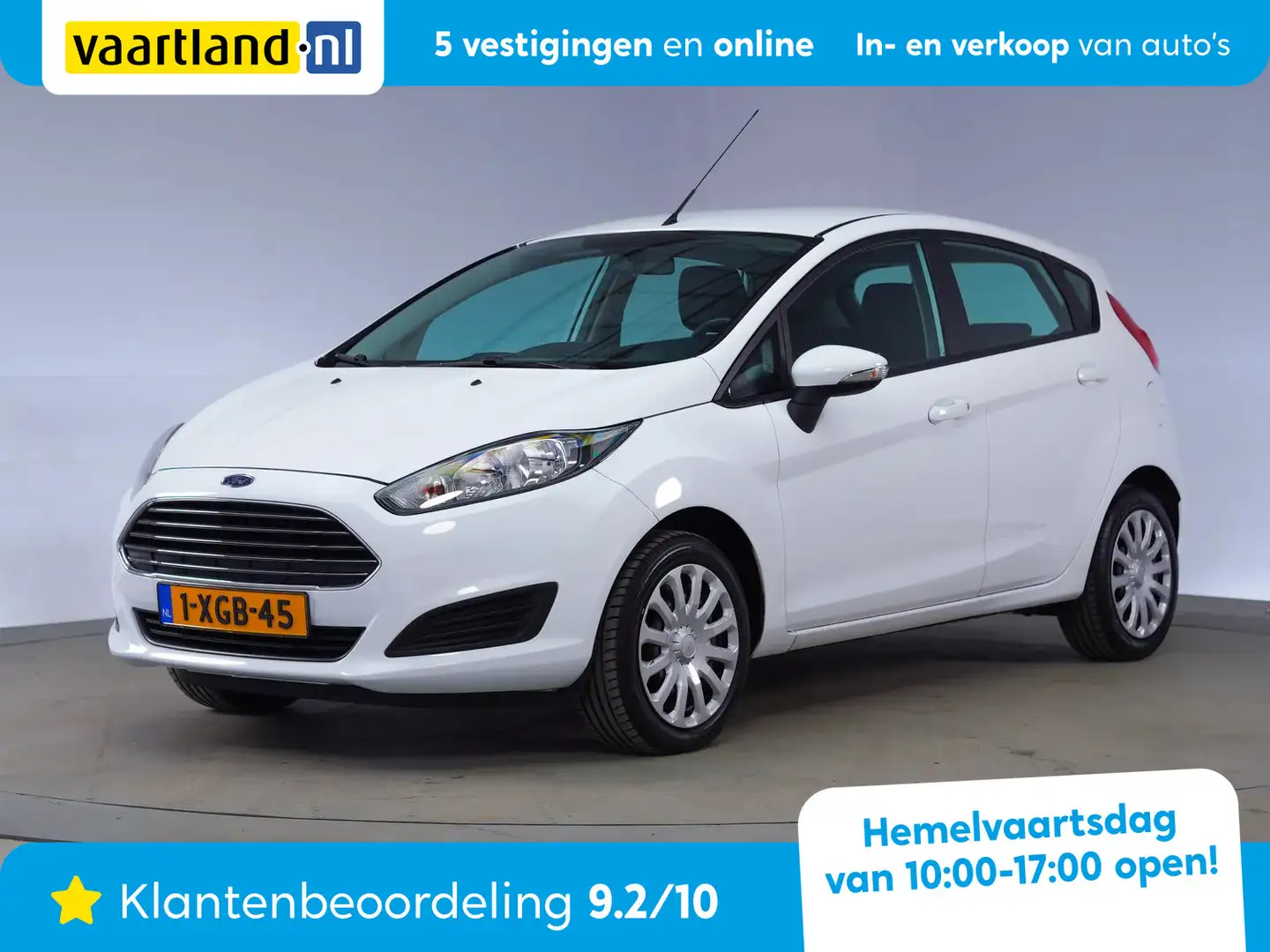 Ford Fiesta 1.0 Style 5-drs [ Navi Airco Bluetooth ] Wit - 1