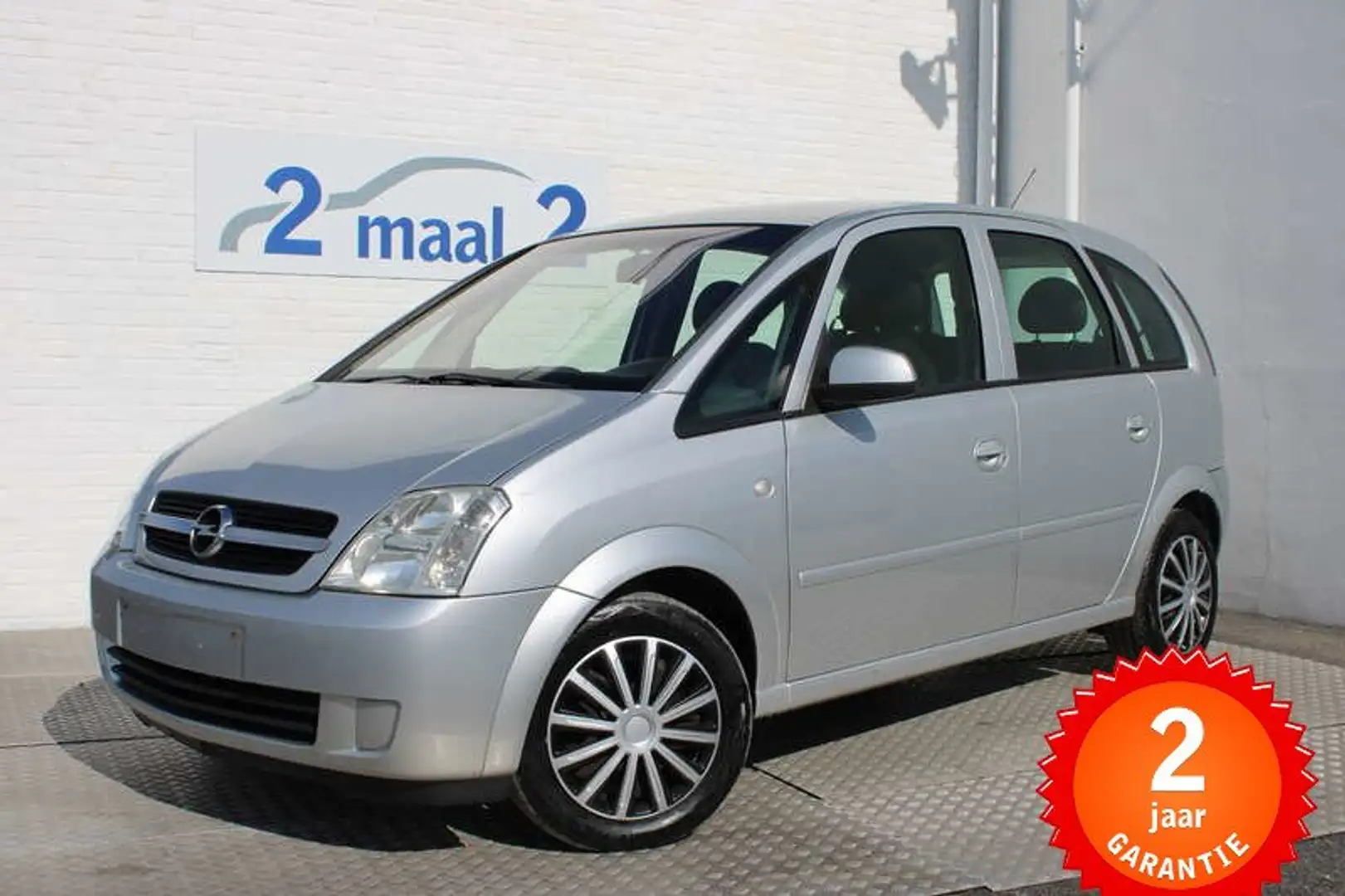 Opel Meriva 1.3 CDTI Airco/Cruise inclusief 2 JAAR garantie! Zilver - 1