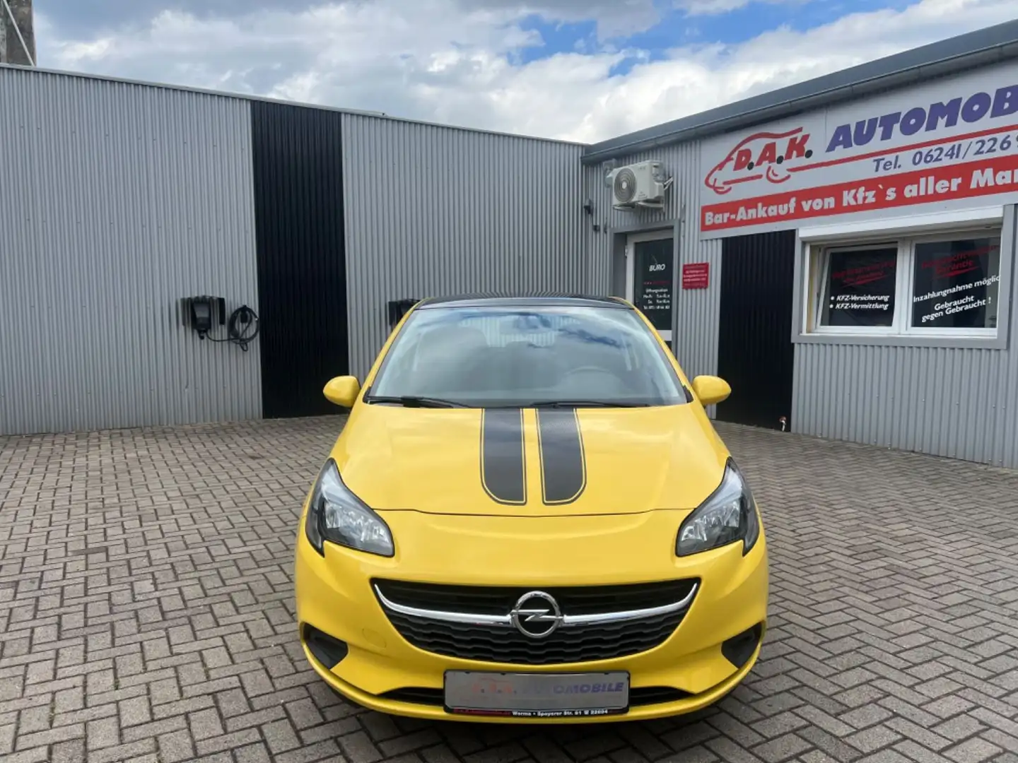 Opel Corsa E Edition ecoFlex 2.Hand+75TKM+Automatik Jaune - 2
