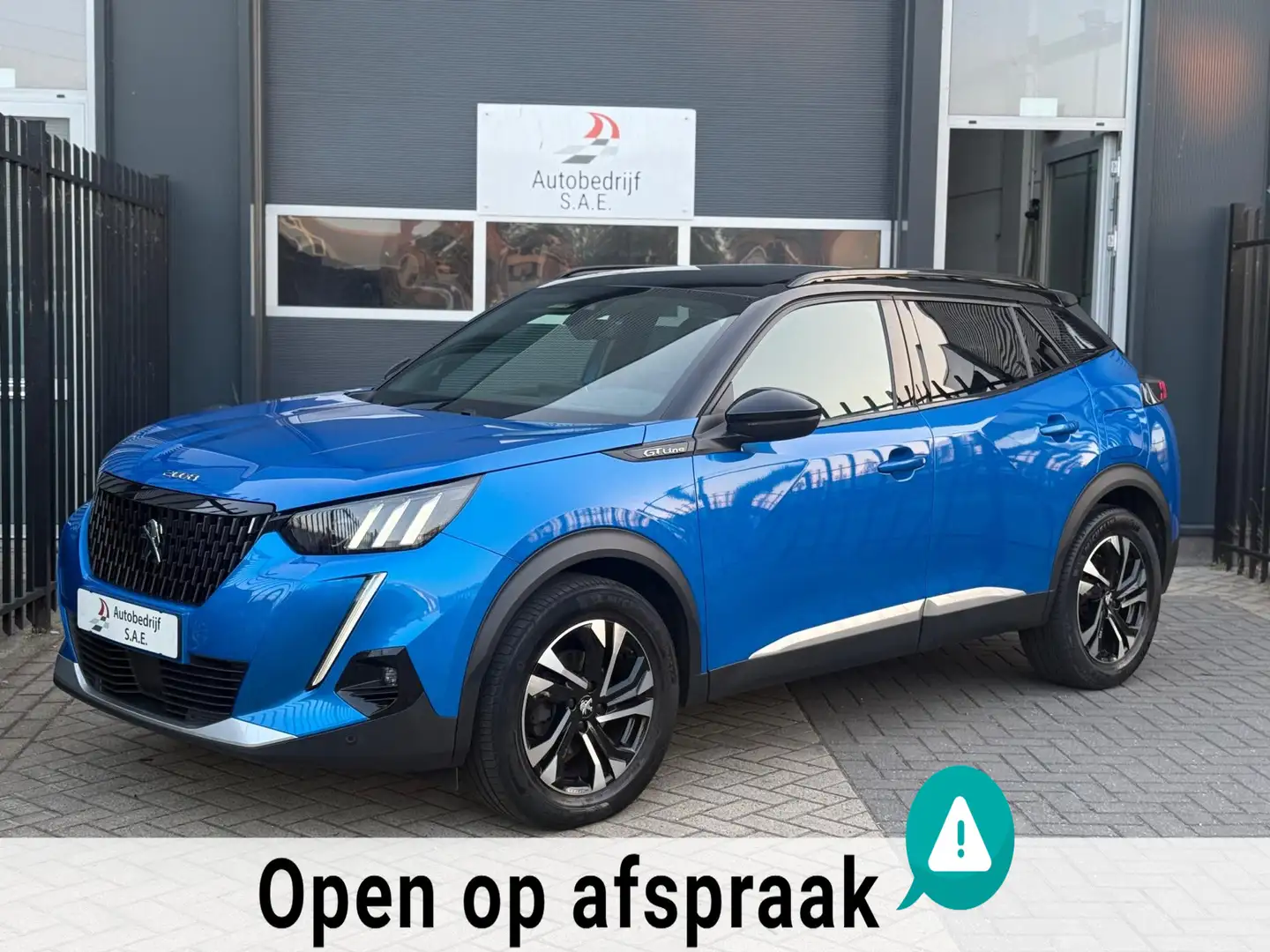 Peugeot 2008 1.2 PureTech GT Line AUTOMAAT STOELVERWARMING NAVI Blauw - 1