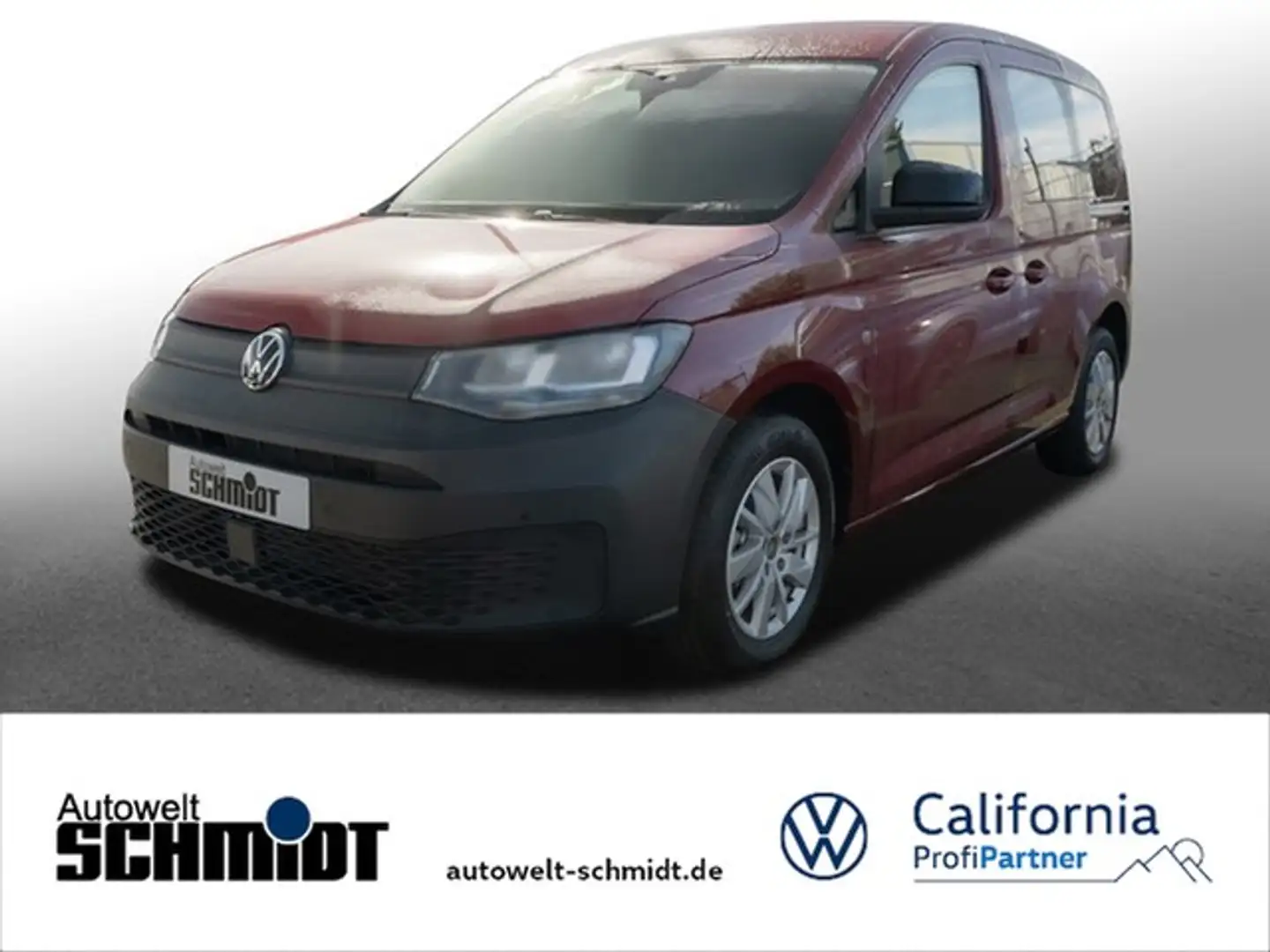 Volkswagen Caddy Basis 2,0l TDI 6-Gang AHK-KLIMA-LM 16- WINTERPAKET Rot - 1