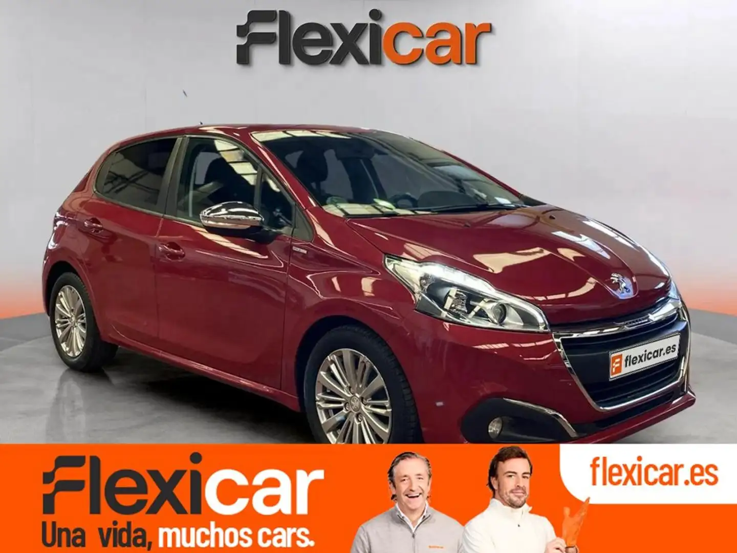 Peugeot 208 1.6BlueHDi Style 75 Rouge - 1