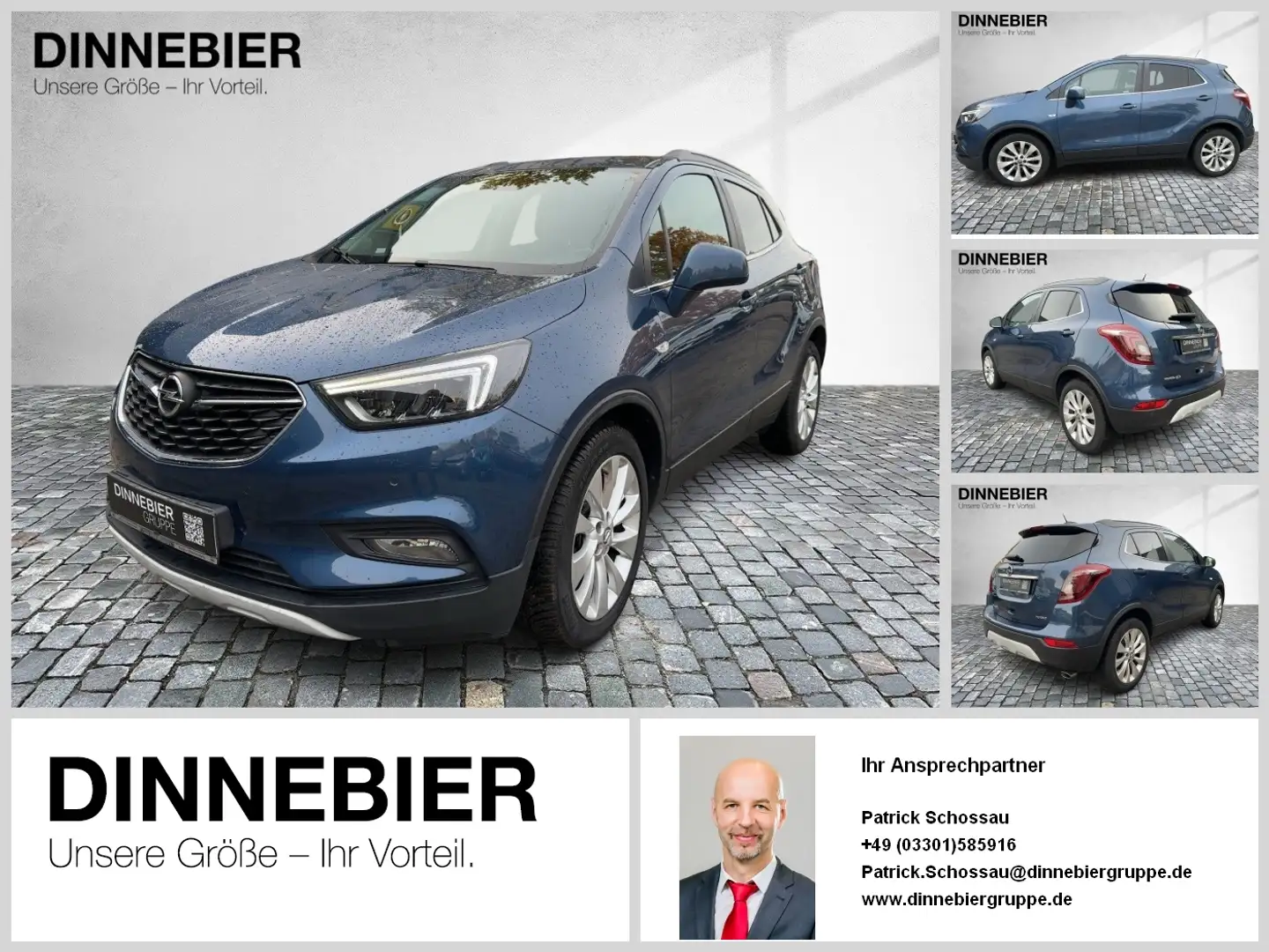 Opel Mokka Innovation 4x4 1.4 Turbo LED NAVI LM Blau - 1